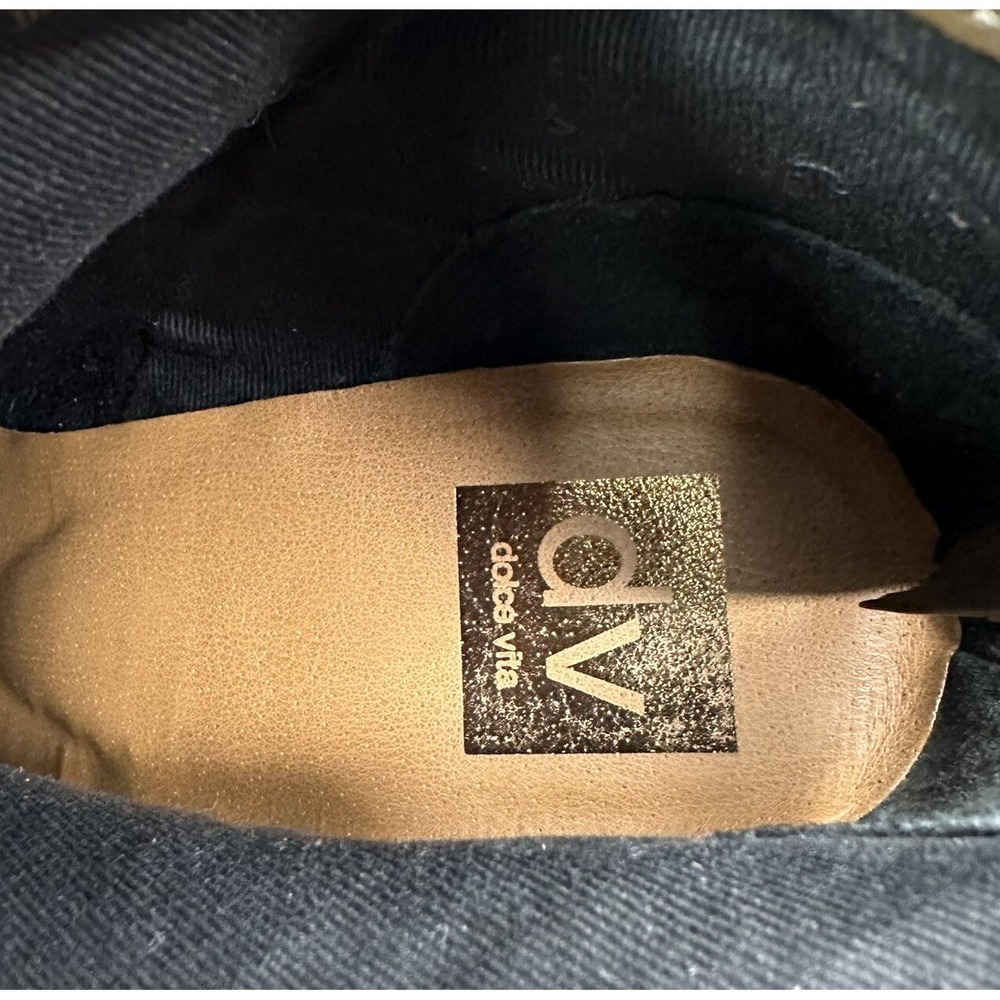 Dolce Vita Boots 9 Brown Suede Ankle Wedge Zip Western Boho Winter Minimalist - Picture 12 of 12